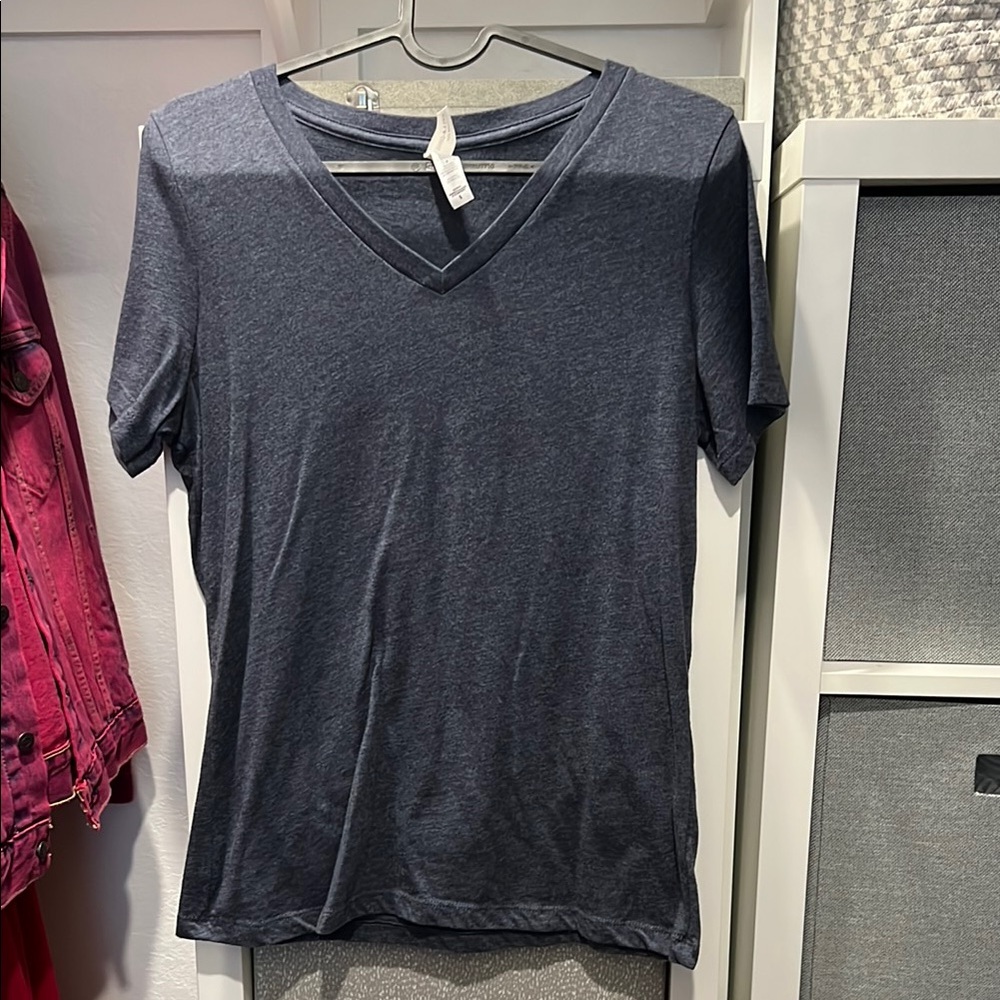 Bella Canvas Gray Fitted Short Sleeve Top